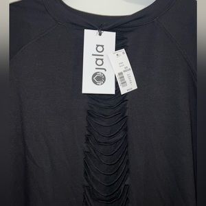 JALA Sari Round Neck Long Sleeve Jersey Knit Pullover M